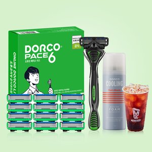 도루코 페이스6 면도기획세트 2호 (기+날 총13입+폼74ml) (23,900원/무료)