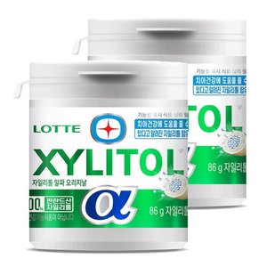 롯데자일리톨 알파 오리지날, 86g, 2개 (5,980원) (와우무료)