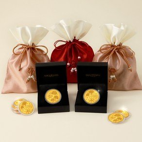 골드팡 24k 카네이션 순금코인 0.2g 2종세트 + 골드바 0.03g + 쇼핑백 (170,900원)