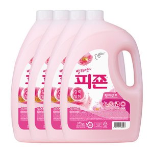 피죤 섬유유연제 핑크로즈 2500ml 4개 (13,860원/무료)