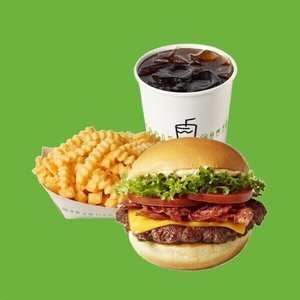 (쉐이크쉑) SS 베이컨쉑버거+프라이+소다S (11,500원/무료)