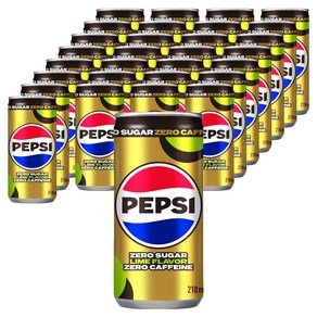펩시 제로슈거 라임향 제로카페인 탄산음료, 210ml, 30개 (11,470원)