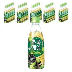 초록매실 스파클링 제로, 350ml, 20개 (10,400원) (무료)