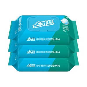 스카트 유리거울 이지엔퀵 세정티슈 30매 6팩 (10,720원) (무배)