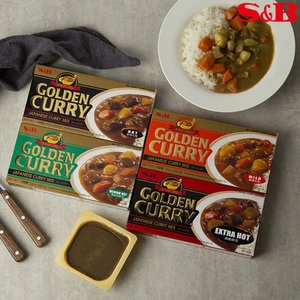 SB 에스비 골든카레 220g 4종 2가지맛 4개 골라담기 (12,560원/무료)