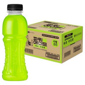 파워에이드 제로 라임향 무라벨, 20개, 355ml (14,340원)