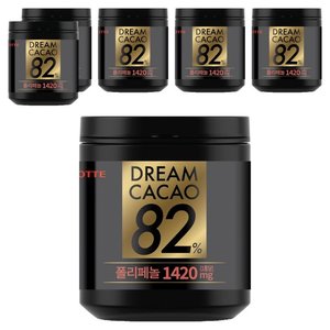 롯데웰푸드 드림카카오 82%, 86g, 6개 (14,490원)