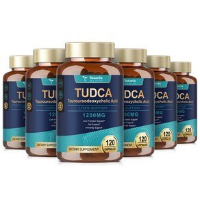 토타리아 TUDCA 1200mg 투드카 간보호제 담즙산 쓸개 간해독 디톡스 고함량 간 영양제, 6박스, 120정 (121,800원)