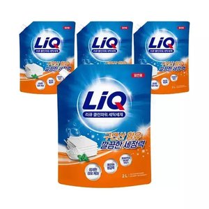 리큐 클린파워 액체세제 일반용 2L 4개 (티멤 11,770원/무료)