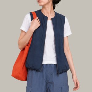 여성 경량 패딩조끼 라운드 넥 (9,900원/무료)