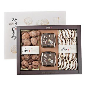 장흥 표고버섯 혼합세트 + 보자기, 1세트 (38,400원)
