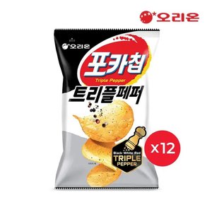 오리온 포카칩 트리플페퍼 60g 12개 (12,870원/무료)