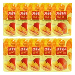 건망고 함량 95% 말랭이 베트남 말린 애플망고 슬라이스 80g, 10개 (16,900원/무료)