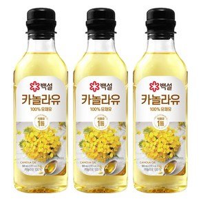 백설 카놀라유, 500ml, 3개 (6,660원)