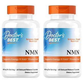 닥터스베스트 NMN 400mg 딜레이드 릴리즈 캡슐, 2개, 60정 (47,090원)