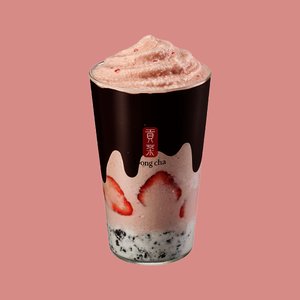 공차 20% 초콜릿 시그니처 밀크티+펄 / 초코바른 딸기 스무디 with 쿠키 (4,880원 / 0)