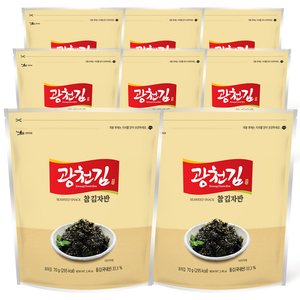 광천김 참 김자반, 70g, 8개 (16,900원) (무료)