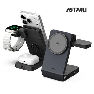 코인딜) 아트뮤 Qi2 25W 3in1 폴더블 맥세이프 초고속 무선 충전기 QW110 (35,673원) (없음)