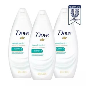 도브 바디워시 센서티브 200ml 3개 (5,950원) (무료)