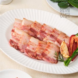 훈제 삼겹살 슬라이스 400g 캠핑용 (17,700원) (3만이상무배)