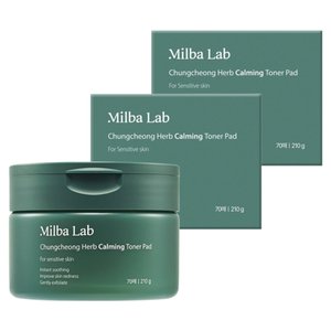 밀바랩 충청 허브 진정 토너 패드 210g, 70매입, 2개 (20,300원)