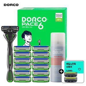 도루코 페이스 6 면도기획세트 2호 + 페이스5 증정날 2입 (22,880원) (무료)