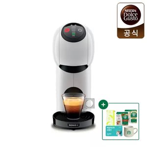 돌체구스토 캡슐 커피머신 지니오S 베이직 화이트(+배민+랜덤캡슐+머그+플레이타월) 티멤버십 (59,900원) (무료)