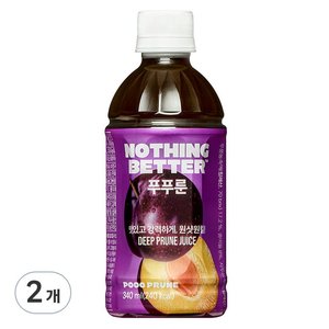 푸푸룬 푸룬주스, 340ml, 2개 (5,800원/무료)