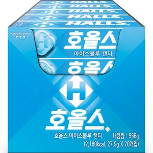 호올스 아이스블루 캔디, 27.9g, 20개 (9,650원)