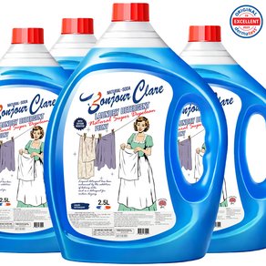 봉쥬르끌레어 화이트젤 액체세제 프랑스피오니향 실내건조, 4개, 2.5L (7,060원)