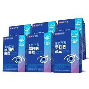 일양약품 눈건강 루테인 골드, 500mg, 30캡슐, 6박스 (10,800원/무료)