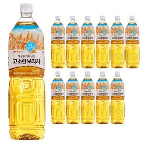 gomgom 곰곰 고소한 보리차, 1.5L, 12개 (10,990원)