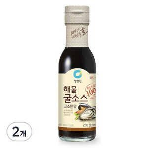 청정원 해물굴소스 고소한맛, 250g, 2개 (3,980원)