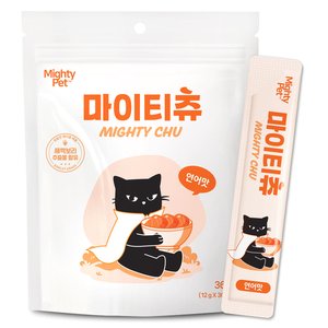 마이티펫 짜먹는 고양이 간식 마이티츄 360g 2개 (5,800원/네멤무배)