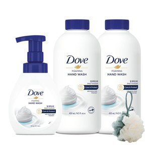 도브 포밍 핸드워시 본품 240ml 1개 + 리필 430ml 2개 + 증정 (9,630원/무료)