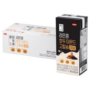 완전두유 검은콩 호두아몬드 고칼슘 저당, 24개, 190ml (8,480원)