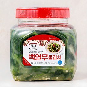 종가 백열무 물김치, 1.2kg, 1개 (13,090원)
