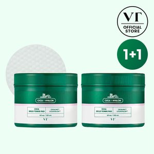 VT 시카 마일드 토너패드 60매 2개 (11,900원/무료)