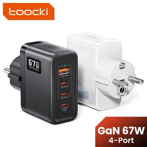 TOOCKI GaN PPS PD3 67W 접지 4포트 멀티충전기 (20,179원) (무료)