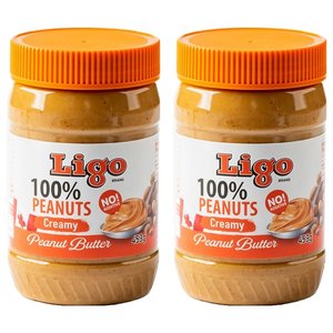 리고 100% 땅콩버터 크리미, 453g, 2개 (9,380원)
