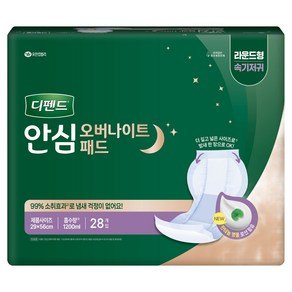 디펜드 남녀공용 안심 오버나이트 패드 성인기저귀, 28개입, 1개 (9,120원)