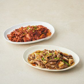 꿀맛나는세상 한돈 간장 불고기 700g + 고추장 제육볶음 700g 세트, 1세트 (15,990원)