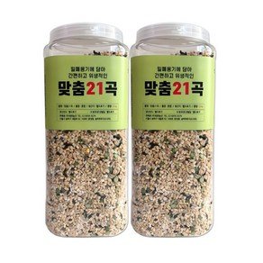 대한농산 통에담은 슈퍼푸드 5곡 플러스 맞춤혼합 21곡, 2kg, 2개 (10,250원)