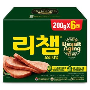 리챔 오리지널, 200g, 6개 (14,250원/무료)