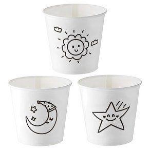 탐사 해달별 종이컵 185ml, 1개, 2000개입 (19,990원)
