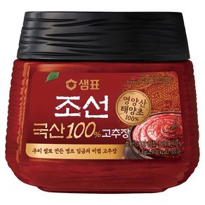 샘표 조선 국산100% 고추장, 1kg, 1개 (12,180원)