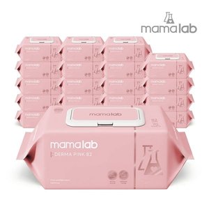 마마랩 더마핑크 82평량 70매 20팩 아기물티슈 캡형 (18,528원/무료)
