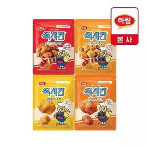 맥시칸 치킨 4종 순살 (크리스피, 핫크리스피, 허니버터, 갈릭양념) 4팩 (20,360원/무료)