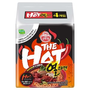 오뚜기 더핫 열라면 120g, 4개 (3,600원) (무료)