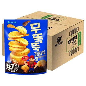 오리온 무뚝뚝감자칩 통후추 소금맛 60g 12개 (13,400원) (무료)
